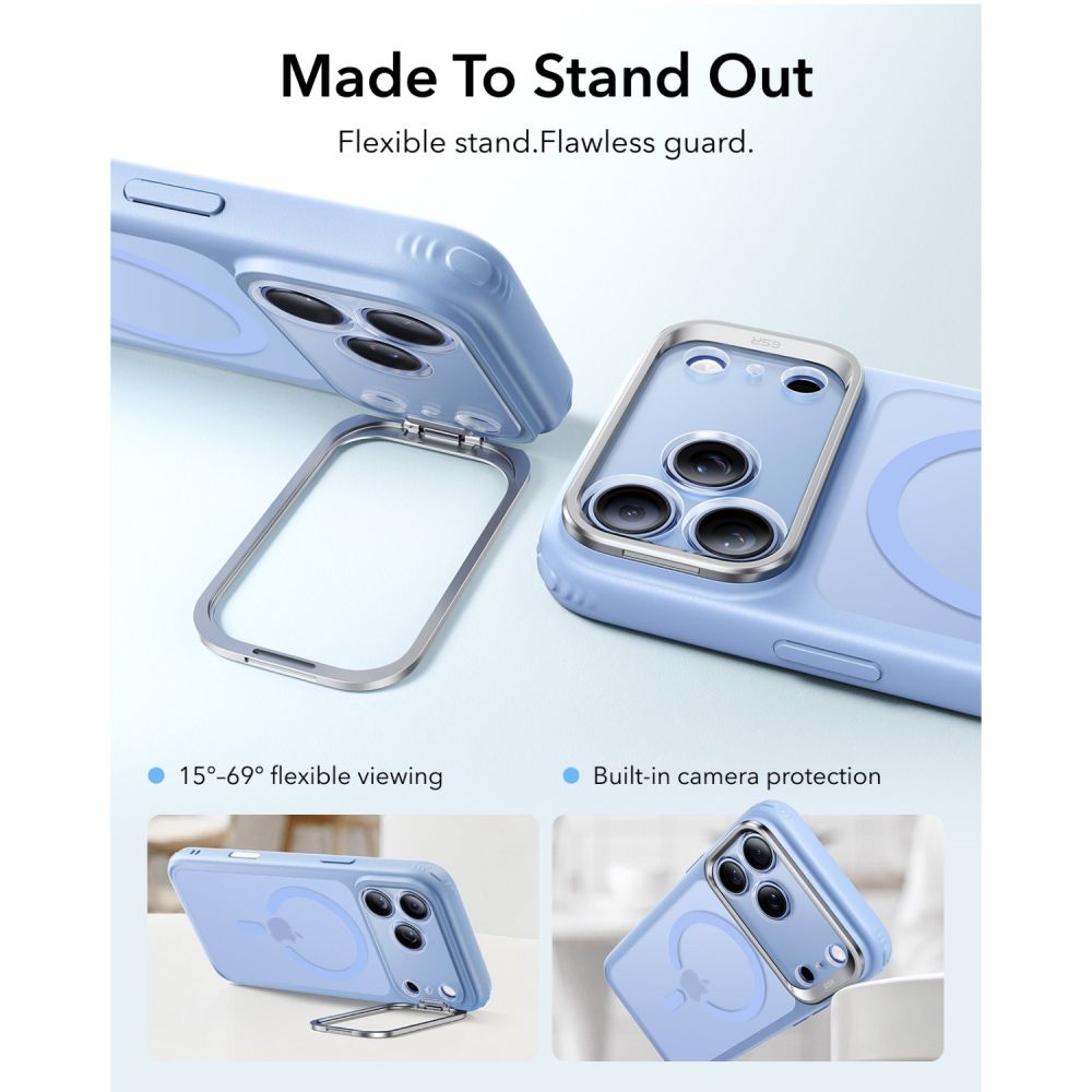 Esr Classic Hybrid Støtte Magsafe Iphone 17 Pro / 18 Pro Frosted Lysblå