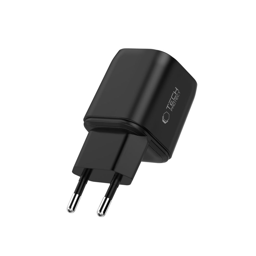 Tech Protect Nca100 W Gan Avs 3 Ports Netværksopladder Pd 3.2 100 W / Qc3.0 Sort