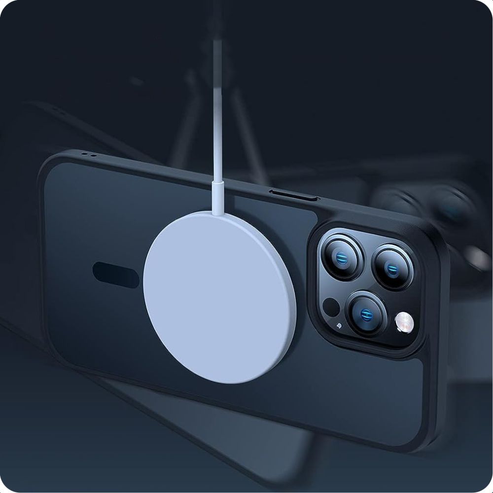 Tech Protect Magmat Magsafe Iphone 15 Mat Himmelblå