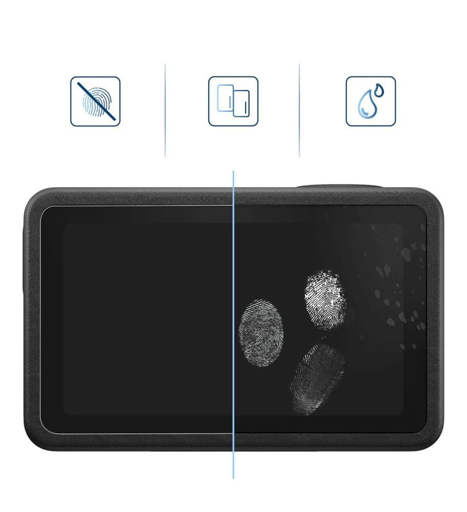 Hærdet Glas Tech Protect Glass Fit+ 2 Sæt Dji Osmo Action 6 Clear