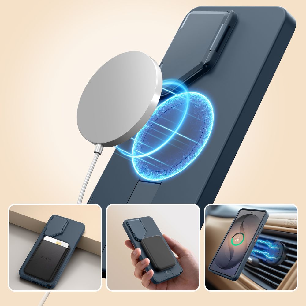 Tech Protect Kevlar Aura Magsafe Galaxy S26 Ultra Marineblå