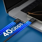 Spigen Eb24012 Cc Essential Usb C Kabel 240 W 120 Cm Sort