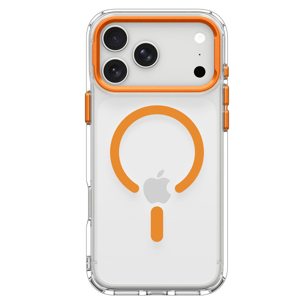 Spigen Ultra Hybrid Optik S Magsafe Iphone 17 Pro Max / 18 Pro Max Klar/Orange