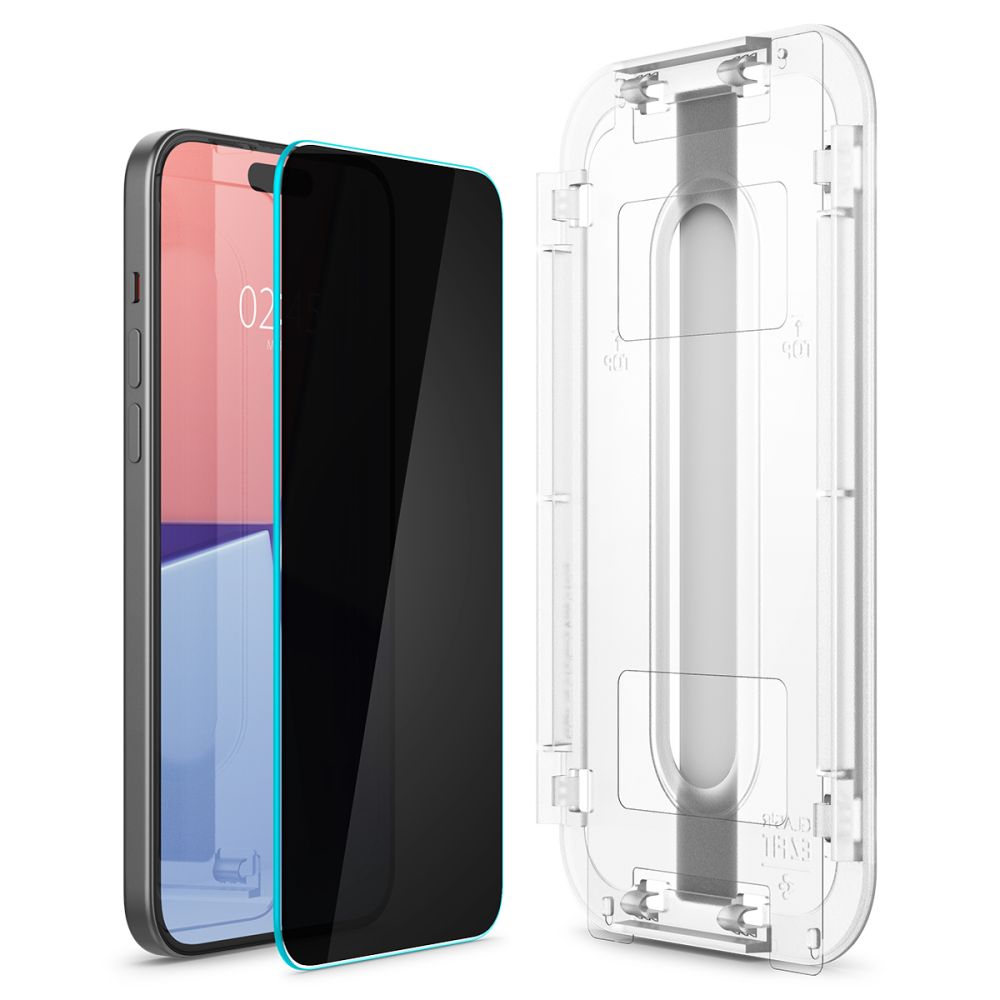 Hærdet Glas Spigen Glas.Tr ”Ez Fit” Iphone 15 Plus / 16 Plus Fortrolighed