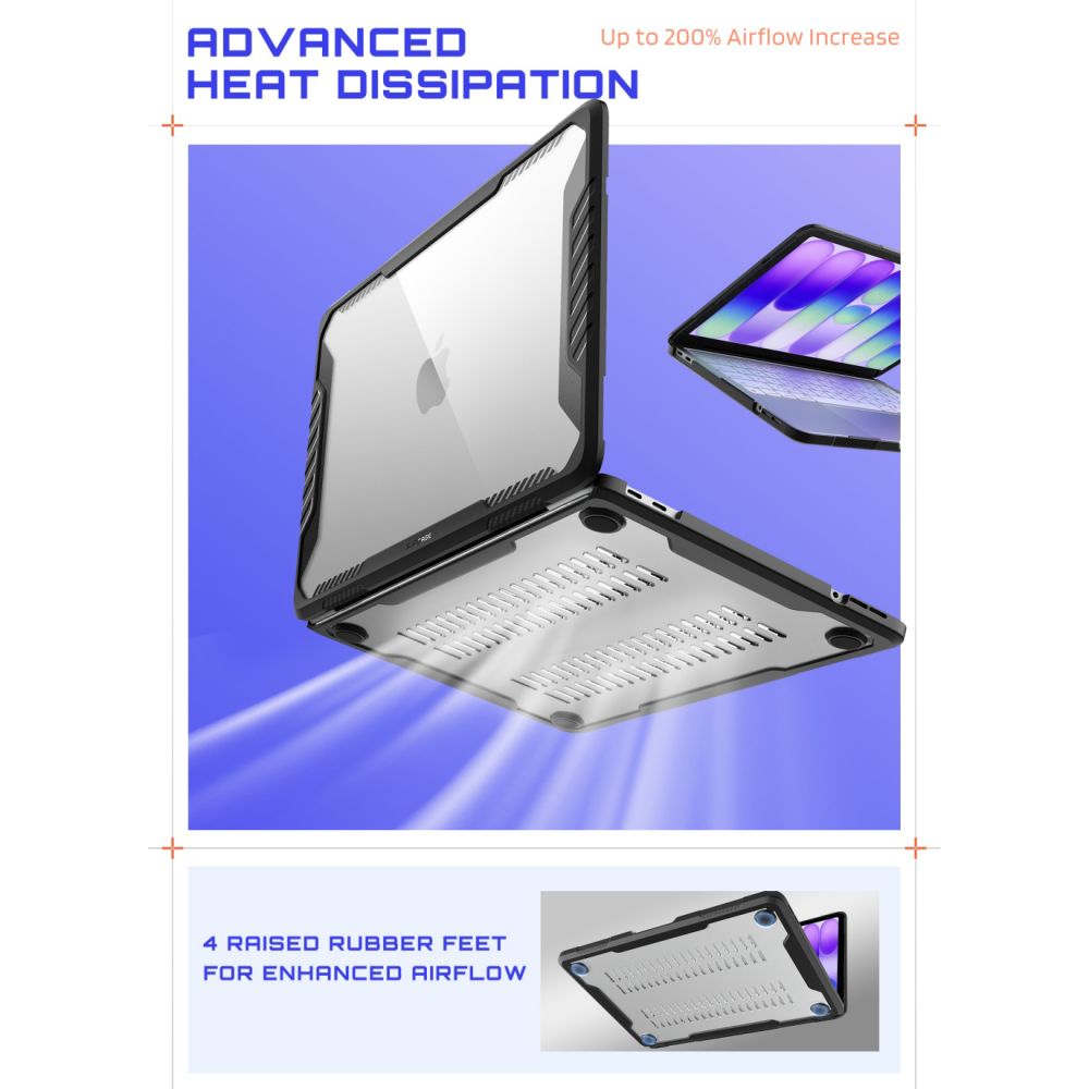 Supcase Unicorn Beetle Pro Macbook Neo 13 2026 Sort/Klar