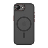 Tech Protect Magcam Magsafe Iphone 16 E / 17 E Mat Sort/Rød