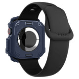 Spigen Rugged Armor Apple Watch 10/11 (46 Mm) Marineblå