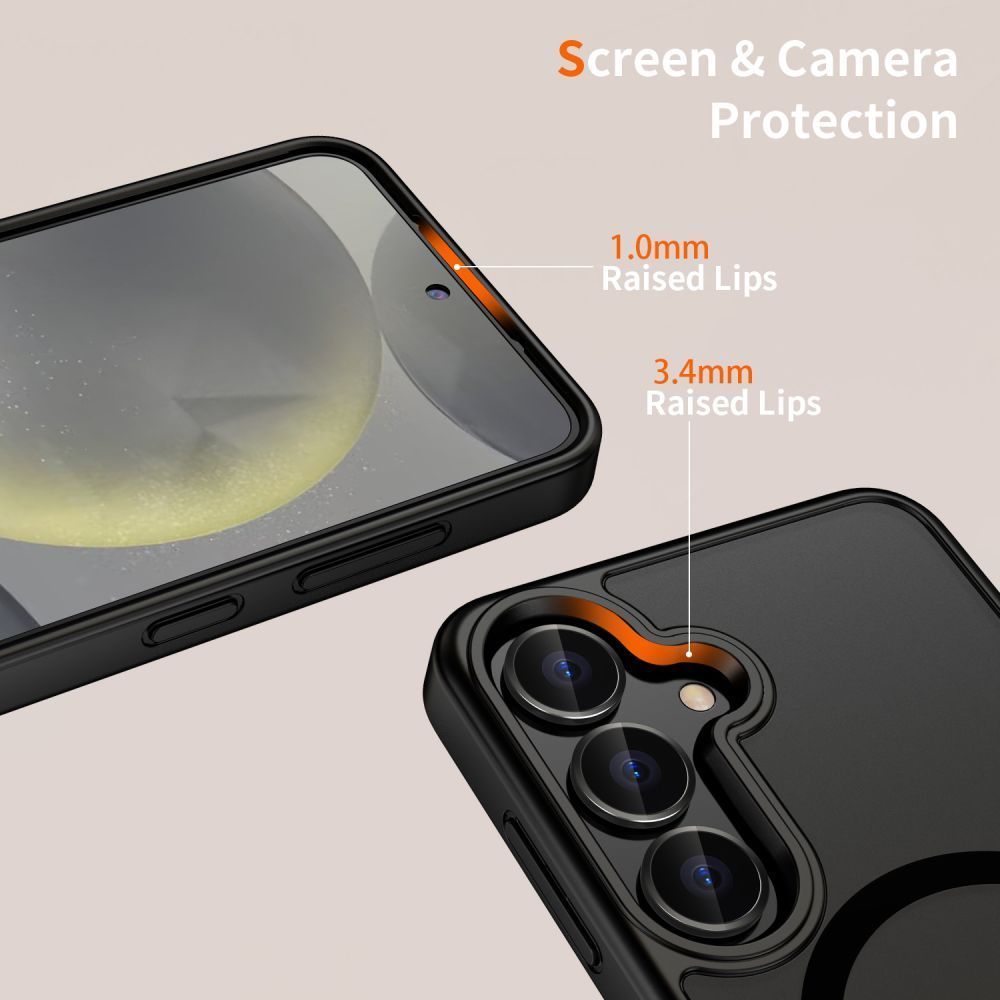 Tech Protect Magmat Magsafe Xiaomi Poco F7 5 G Sort/Klar