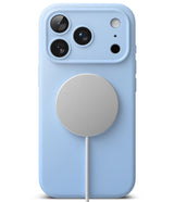 Ringke Silikone Magnetisk Magsafe Iphone 18 Pro Lyseblå