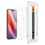 Hærdet Glas Spigen Glas.Tr ”Ez Fit Ac” 2 Pack Iphone 16 Pro / 17 / 17 Pro / 18 Pro Clear