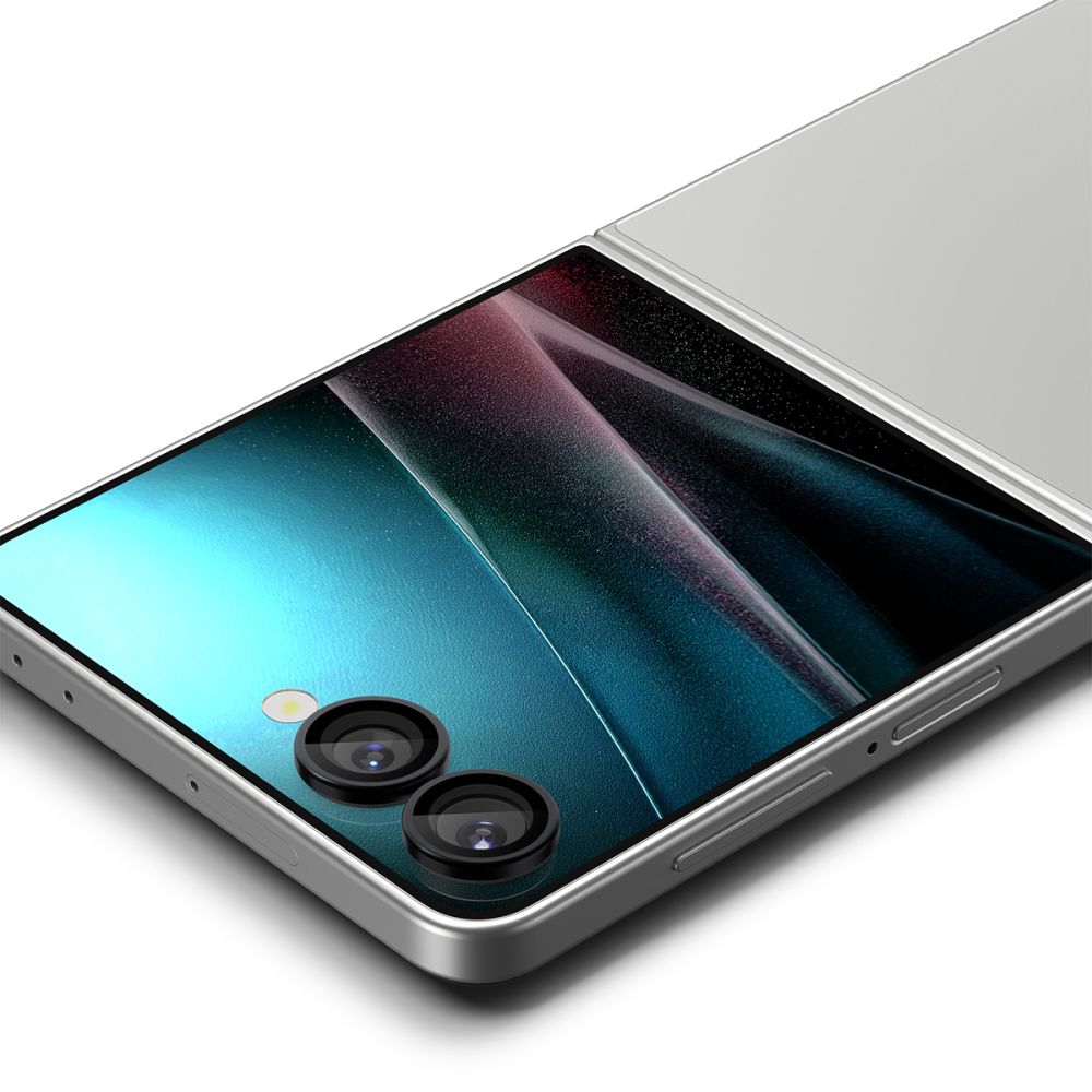 Kamera Beskyttelse Spigen Optik Pro Hd Glas.Tr ”Ez Fit” Camera Protector 2 Pack Galaxy Z Flip 7/8 Sort