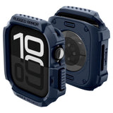 Spigen Rugged Armor V2 Apple Watch 10/11 (42 Mm) Marineblå