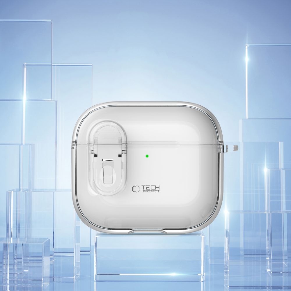 Tech Protect Slim Hook Apple Airpods 4/5 Clear