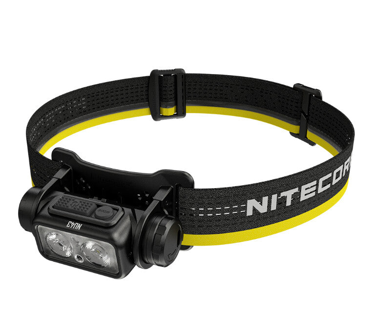 Nitecore NU43 Sort, Gul Hovedbånd lommelygte LED