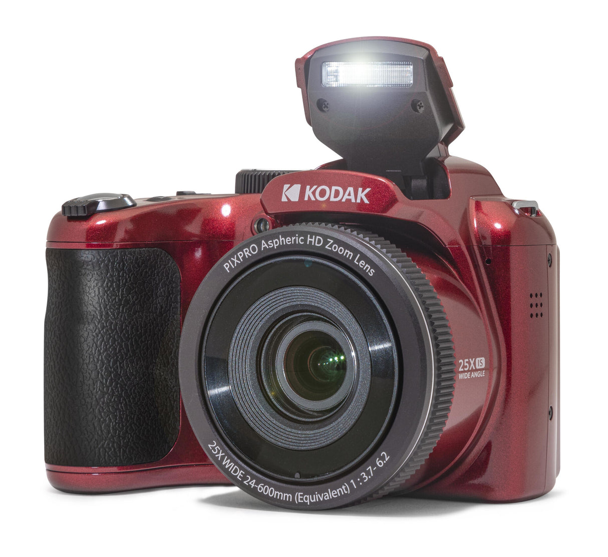 Kodak PIXPRO AZ255 1/2.3" Kompakt kamera 16,35 MP BSI CMOS 4608 x 3456 pixel Rød