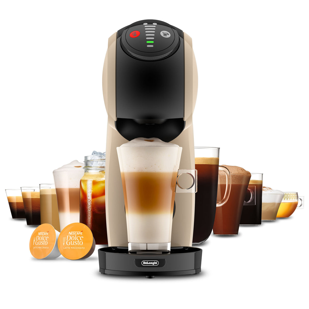 De’Longhi Genio S EDG226.BG Fuld-auto Kapsel kaffemaskine 0,8 L