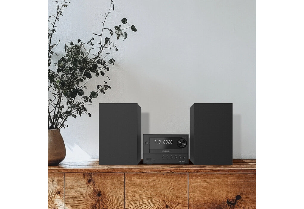 Kenwood M-450DAB stereoanlæg Home audio micro system 10 W Sort