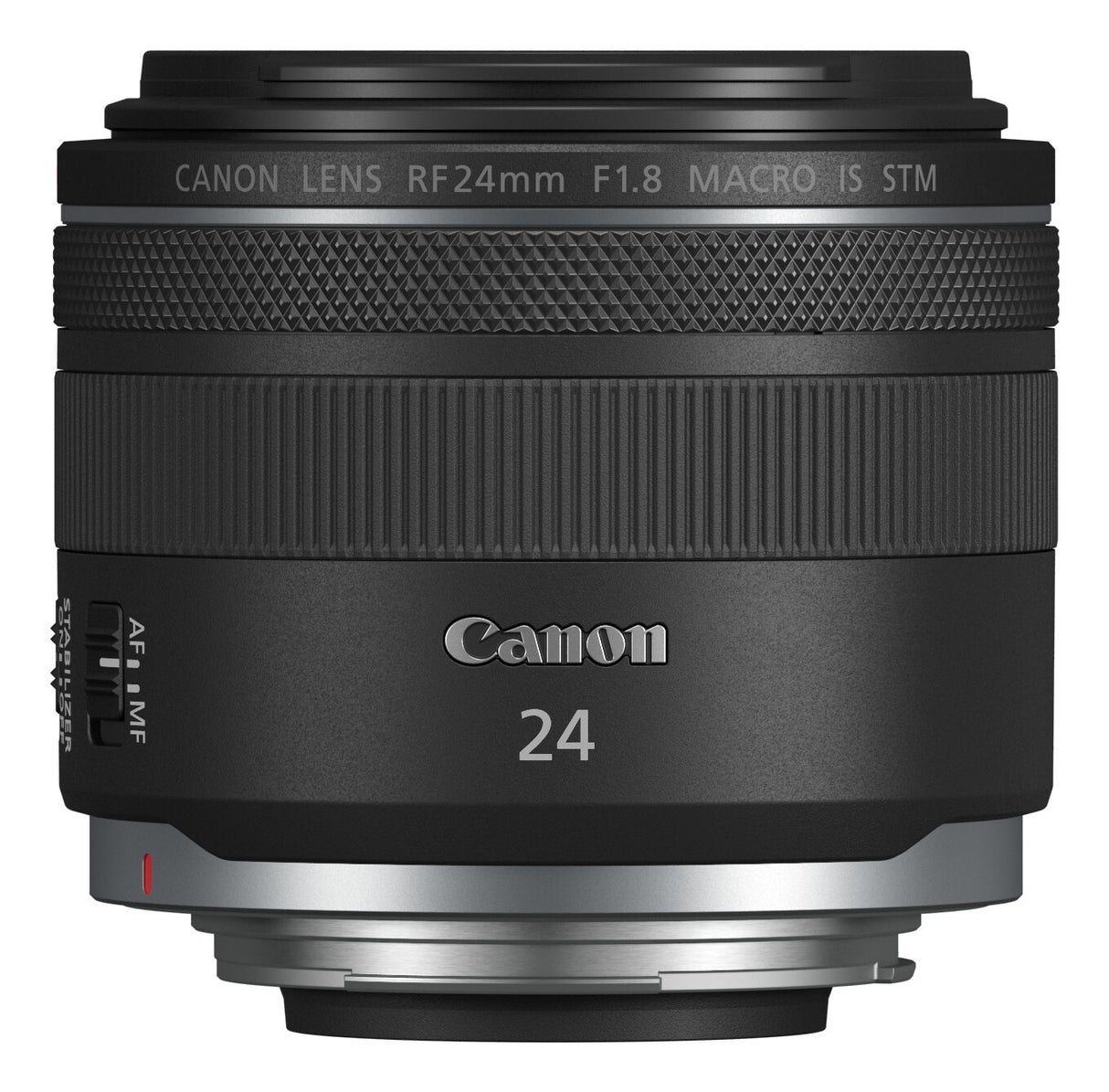 Canon RF 24 mm f1.8 Macro IS STM MILC Bred zoomlinse Sort