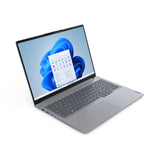 Lenovo ThinkBook 16 AMD Ryzen™ 5 7535HS Laptop 40,6 cm (16") WUXGA 16 GB DDR5-SDRAM 256 GB SSD Wi-Fi 6E (802.11ax) Windows 11 Pro Nordisk Grå
