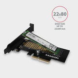 Axagon PCEM2-N interface-kort/adapter Intern M.2