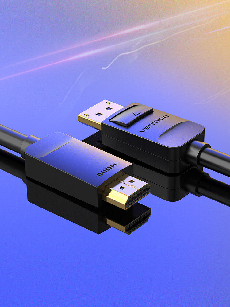 Vention HADBG videokabel adapter 1,5 m DisplayPort HDMI Sort