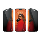 PanzerGlass ® Privacy Skærmbeskyttelse iPhone 15 Pro | Ultra-Wide Fit m. EasyAligner