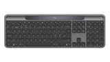 Logitech Signature Slim Solar + K980 tastatur Universel RF trådløs + Bluetooth QWERTY Dansk, Finsk, Norsk, Svensk Grafit
