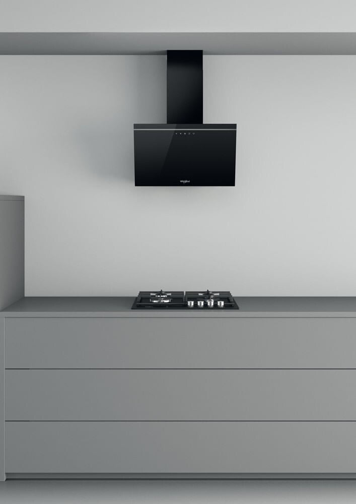 Whirlpool AKR 62F LT K Vægmonteret Sort 650 m³/t