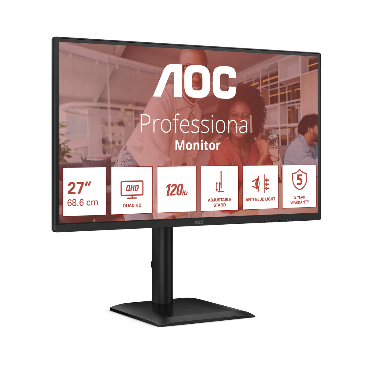 AOC Q27E4CV 27 IPS 2560 x 1440 (2K) HDMI DisplayPort USB-C 120Hz