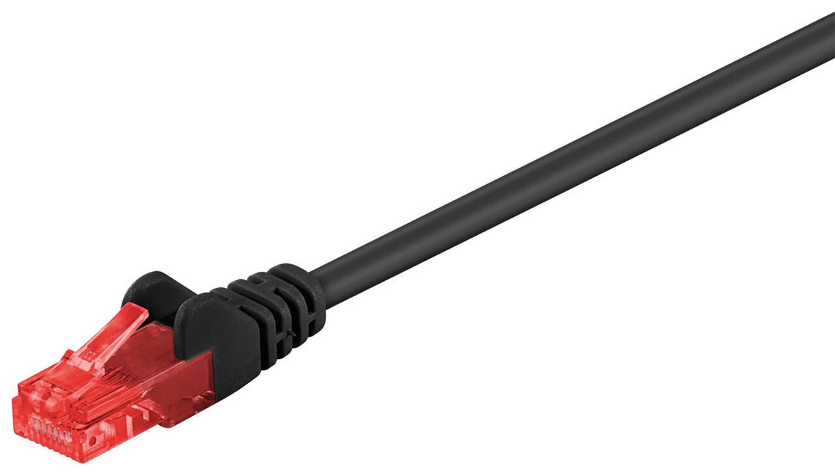 Goobay CAT 6 U/UTP CCA 1m Black