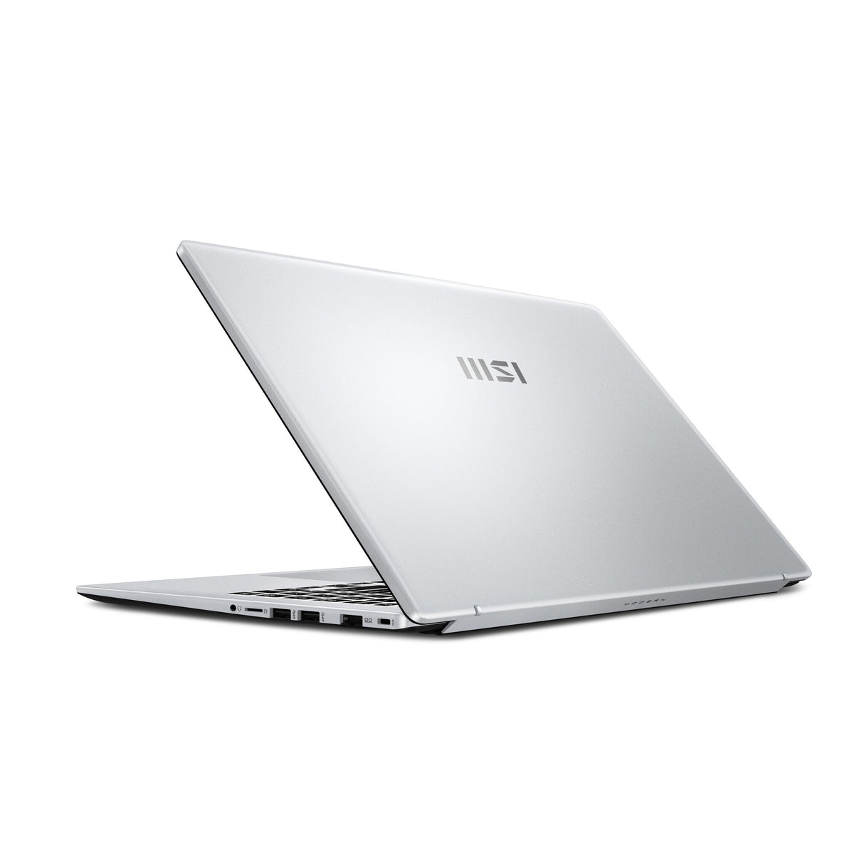 MSI Modern 15 F13MG-430NL Intel® Core™ i5 i5-1334U Laptop 39,6 cm (15.6") Fuld HD 16 GB DDR4-SDRAM 512 GB SSD Wi-Fi 6E (802.11ax) Windows 11 Home Sølv
