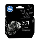 HP Original 301-blækpatron, sort