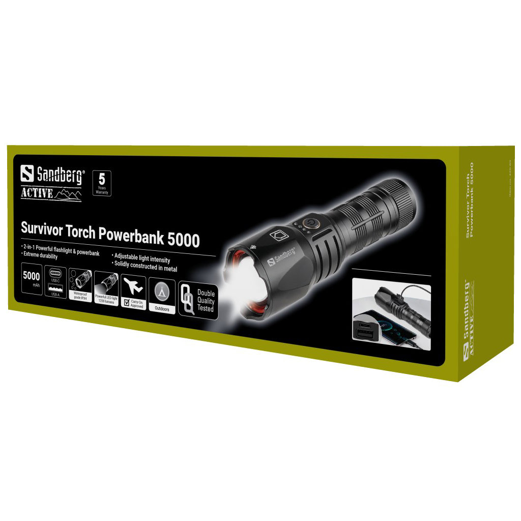 Sandberg 420-89 powerbank 5000 mAh Sort