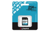 Kingston Canvas Go! Plus SDXC UHS-I Memory Card 256GB 200MB/s
