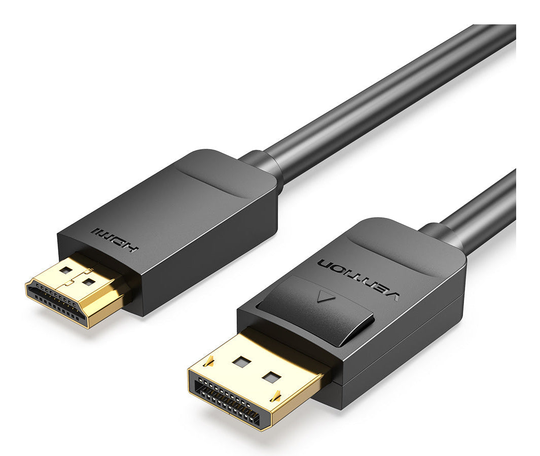 Vention HADBI videokabel adapter 3 m DisplayPort HDMI Sort