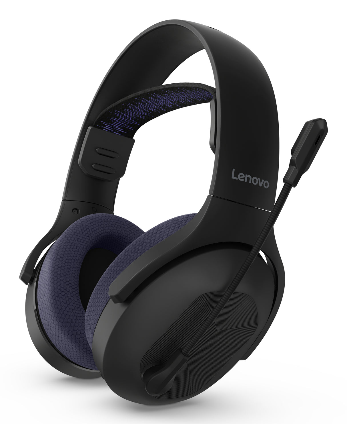 Lenovo Legion H410 Hovedtelefoner Trådløs Headset Spil USB Type-C Bluetooth Sort, Lilla