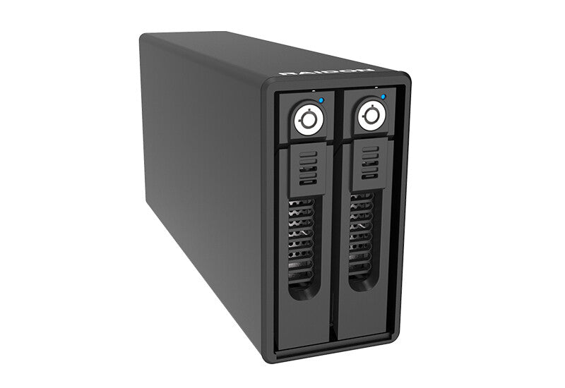 Raidon GR3660-BA31 disk array 0 TB Desktop Black