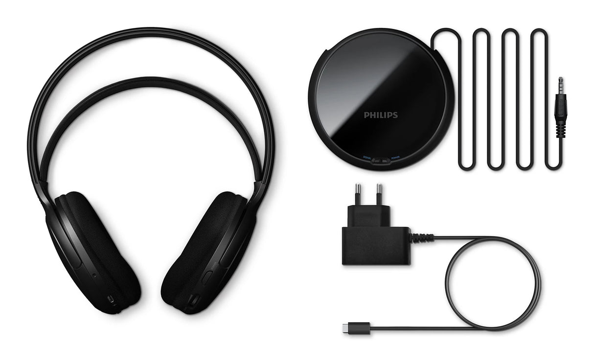Philips SHC5200M2/12 Trådløs Høretelefoner Sort