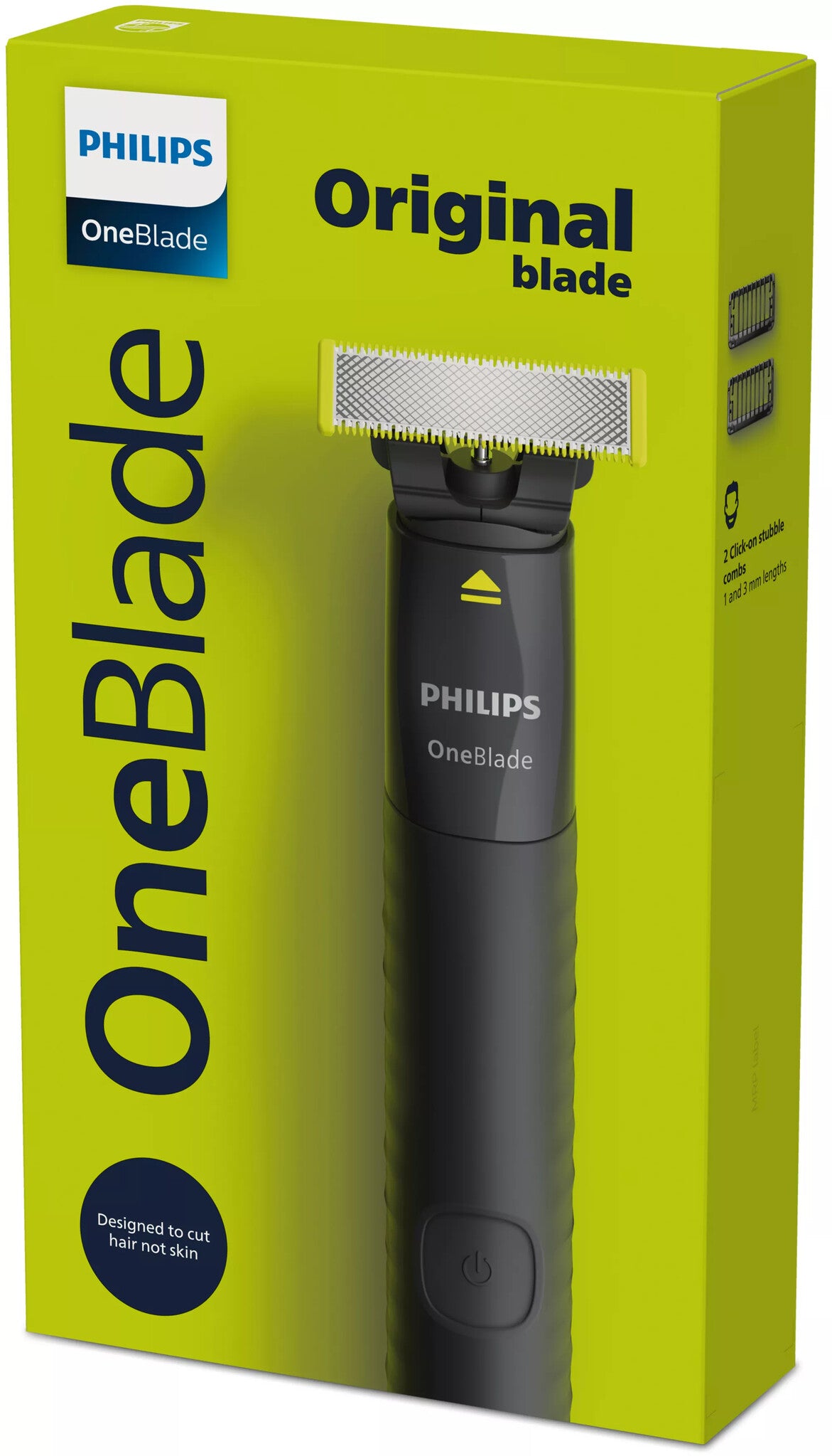 Philips Norelco OneBlade QP1424/10 barbermaskine til ham Folie shaver Trimmer Kul