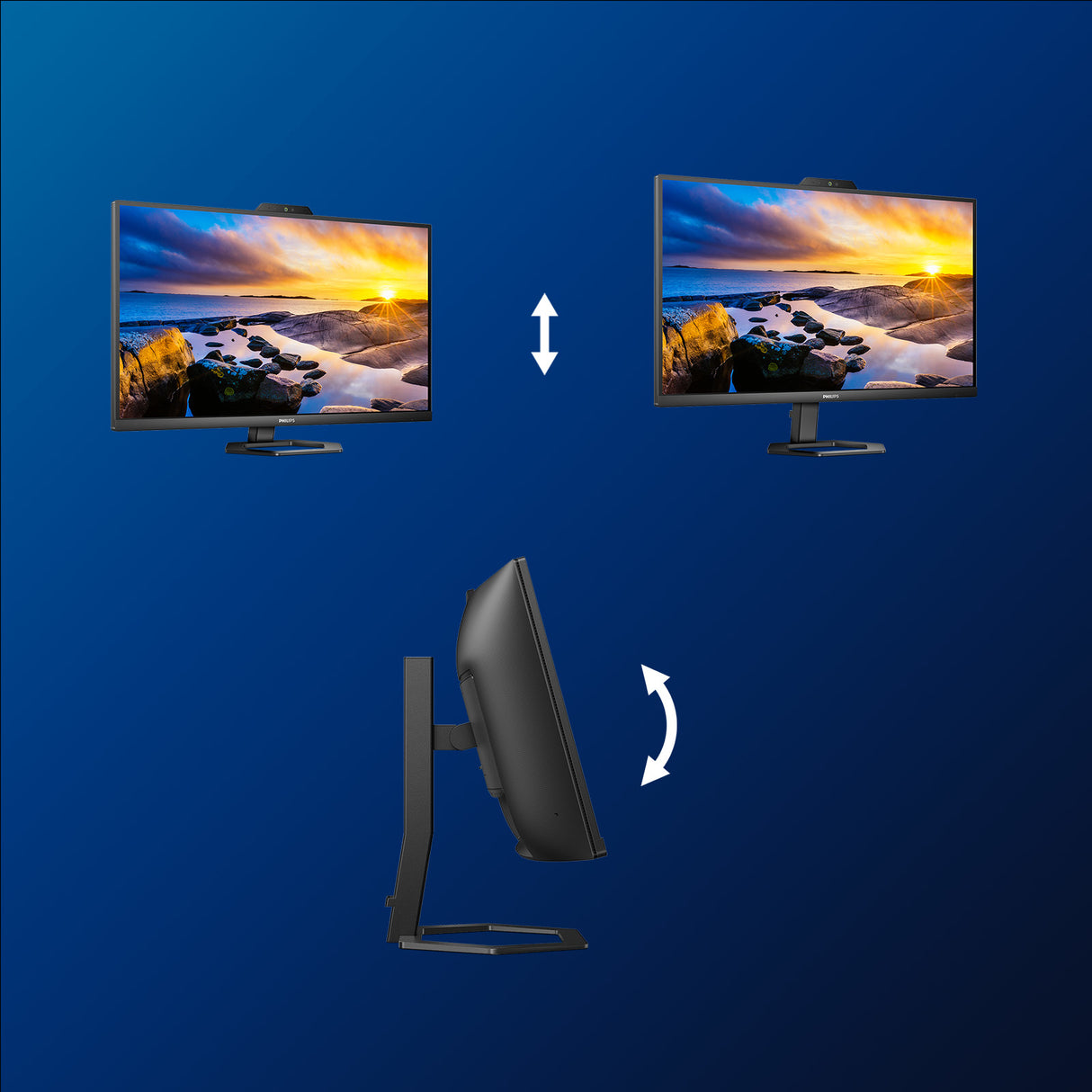 Philips 5000 series 34E1C5600HE/00 LED display 86,4 cm (34") 3440 x 1440 pixel 4K Ultra HD Sort