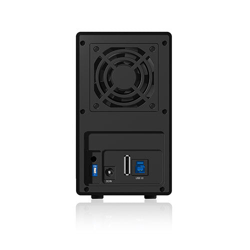 ICY BOX IB-RD3620SU3 disk array 0 TB Desktop Black