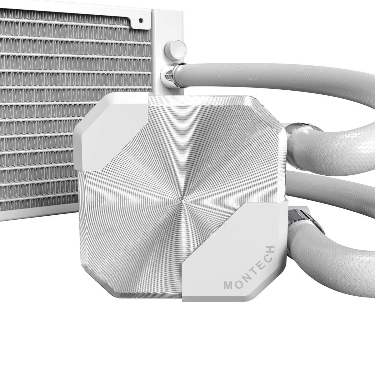 Montech HyperFlow Silent 360 Processor Alt-i-en væskekøler 12 cm Hvid 1 stk