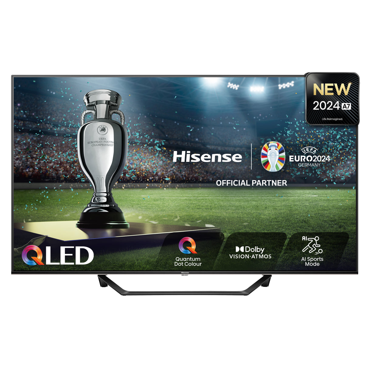Hisense 55A7NQ 55 4K UHD (2160p) Trækulsgrå