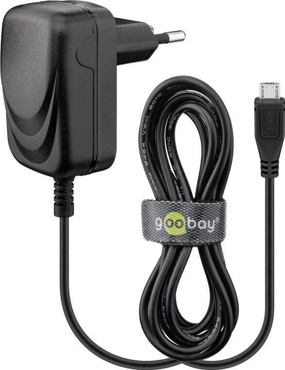 Goobay 49529 oplader til mobil enhed Universel Sort Vekselstrøm Indendørs
