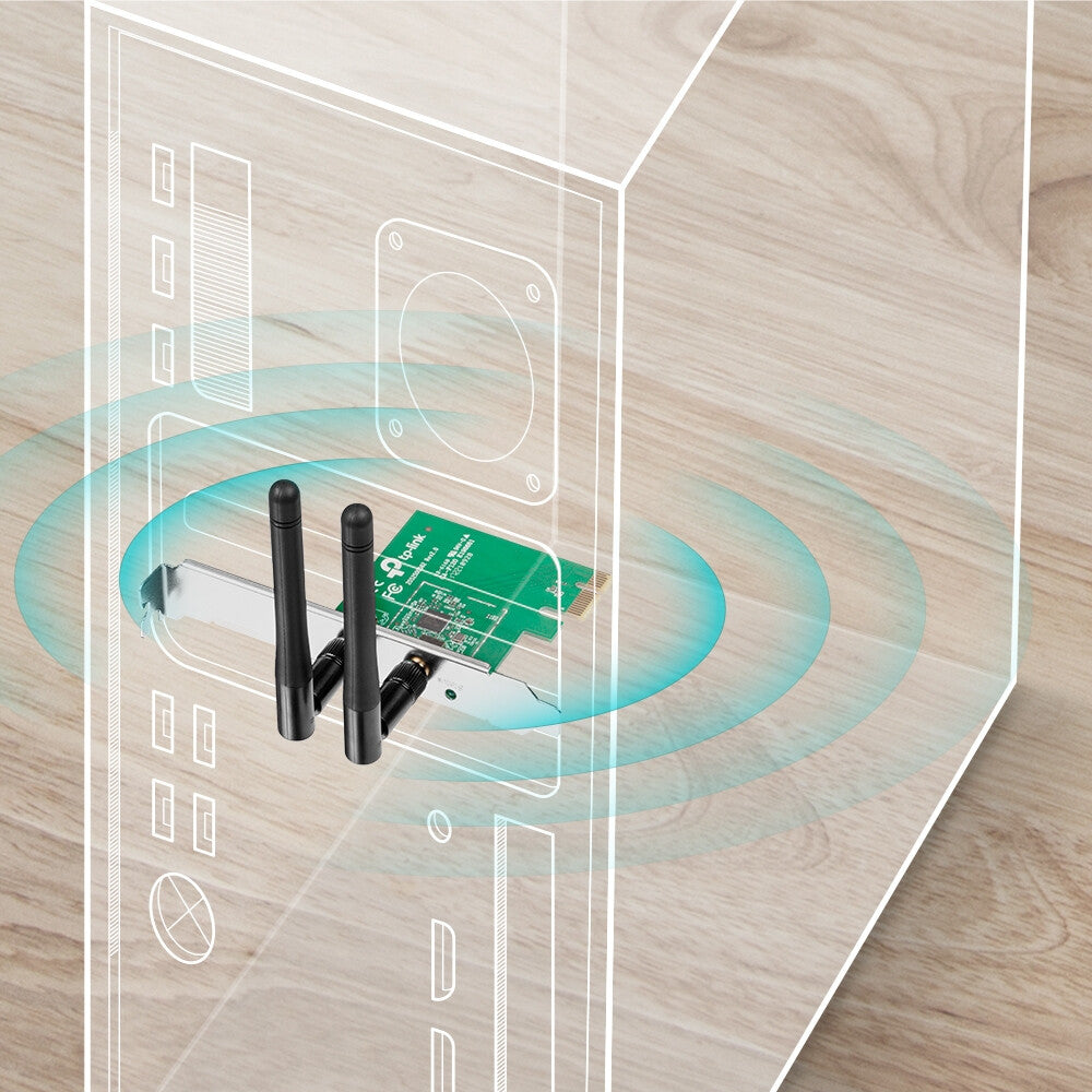 TP-Link TL-WN881ND netværkskort Intern WLAN 300 Mbit/s