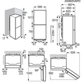 Electrolux LNT6ME36W2 Fritstående 366 L Hvid
