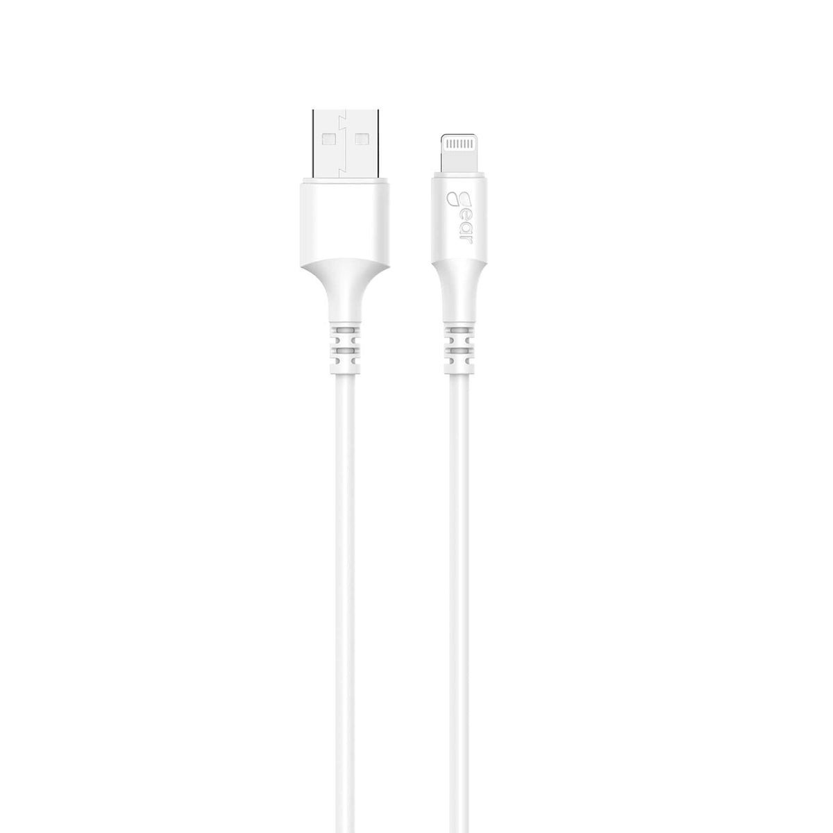 Gear Rundt ladekabel Lightning til USB-A 3m Hvid MFI
