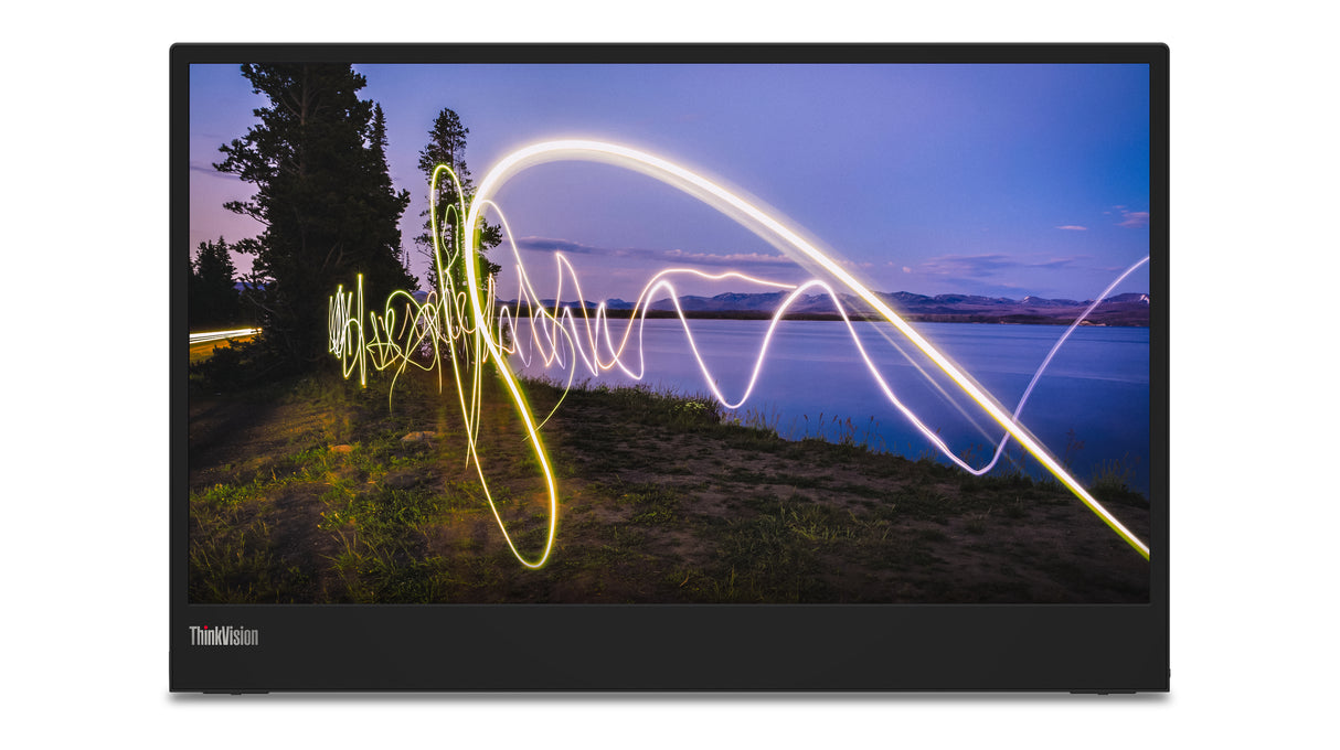 Lenovo ThinkVision M15 LED display 39,6 cm (15.6") 1920 x 1080 pixel Fuld HD Sort