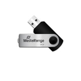 MediaRange MR913 USB-nøgle 128 GB USB Type-A 2.0 Sort, Sølv