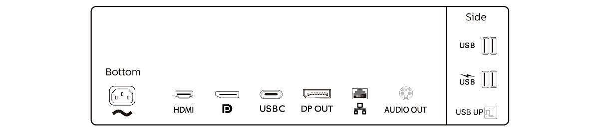 Philips P Line 346P1CRH/00 LED display 86,4 cm (34") 3440 x 1440 pixel UltraWide Quad HD Sort